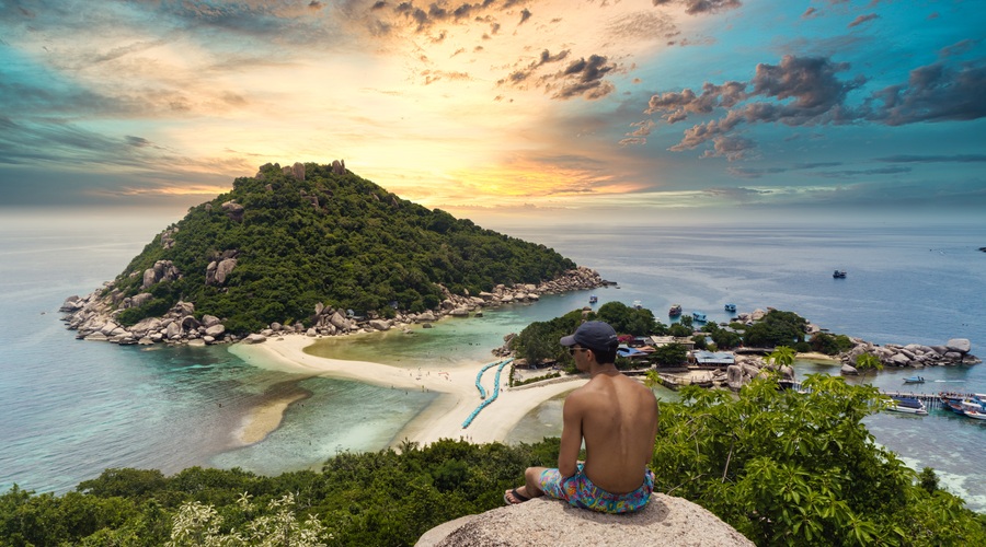 Slikovit Nang Yuan poleg Koh Tao (foto: Unsplash)
