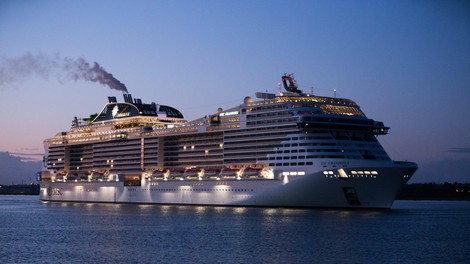 Na križarki MSC Meraviglia suma na okužbo s koronovirusom niso potrdili