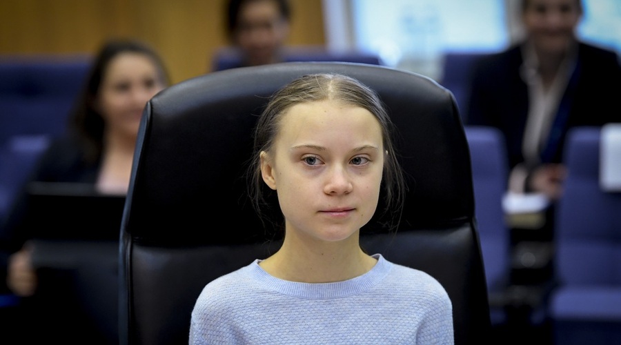 »Obupani so!« pravi Greta v odziv na žaljivo karikaturo iz naftne družbe (foto: profimedia)