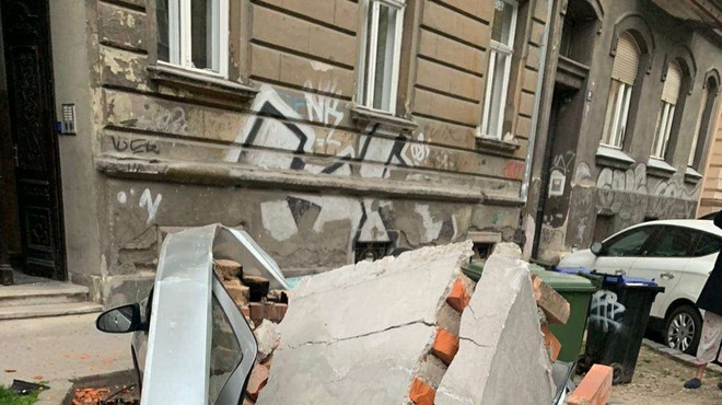 Po potresu v Zagrebu 15-letnica v kritičnem stanju, več poškodovanih (foto: Hina/STA)