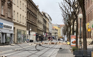 Po jutranjem potresu poziv Zagrebčanom, naj bodo previdni