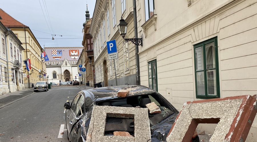 Po jutranjem potresu poziv Zagrebčanom, naj bodo previdni (foto: Igor Stažić)