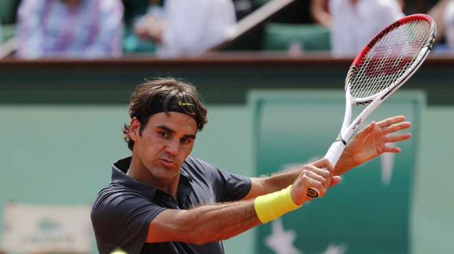 Roger Federer: "Sem doma in že nekaj časa se nisem z nikomer rokoval!" (foto: profimedia)