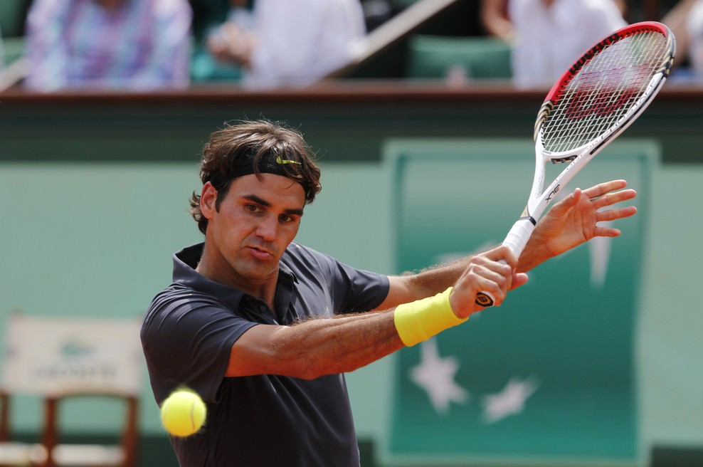 Roger Federer: "Sem doma in že nekaj časa se nisem z nikomer rokoval!" (foto: profimedia)