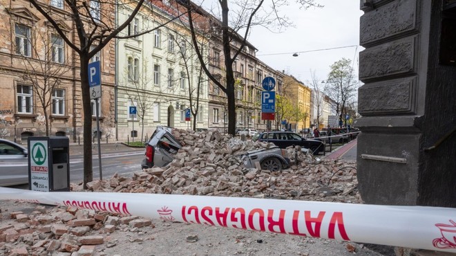 Prva groba ocena škode po potresu v Zagrebu znaša 270 milijonov evrov (foto: profimedia)
