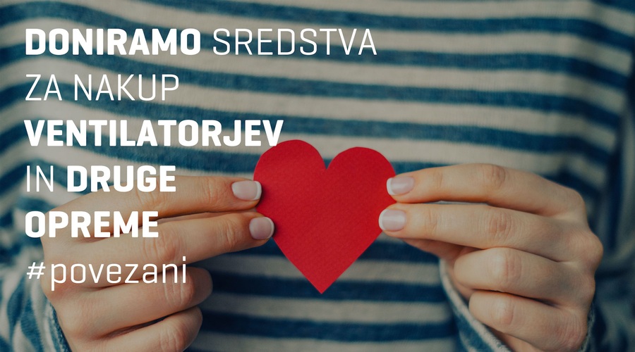 Telekom Slovenije bo vsaki od zdravstvenih ustanov doniral po 20.000 evrov (foto: promocijsko gradivo)