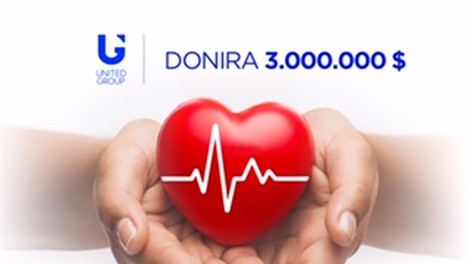 Skupina United Group za pomoč državam v regiji s 3 milijoni dolarjev