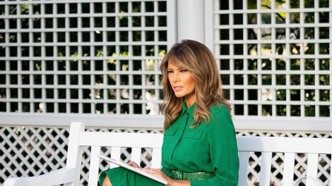 Melania Trump poklicala nosečo soprogo britanskega premierja, ki je zbolela za koronavirusom