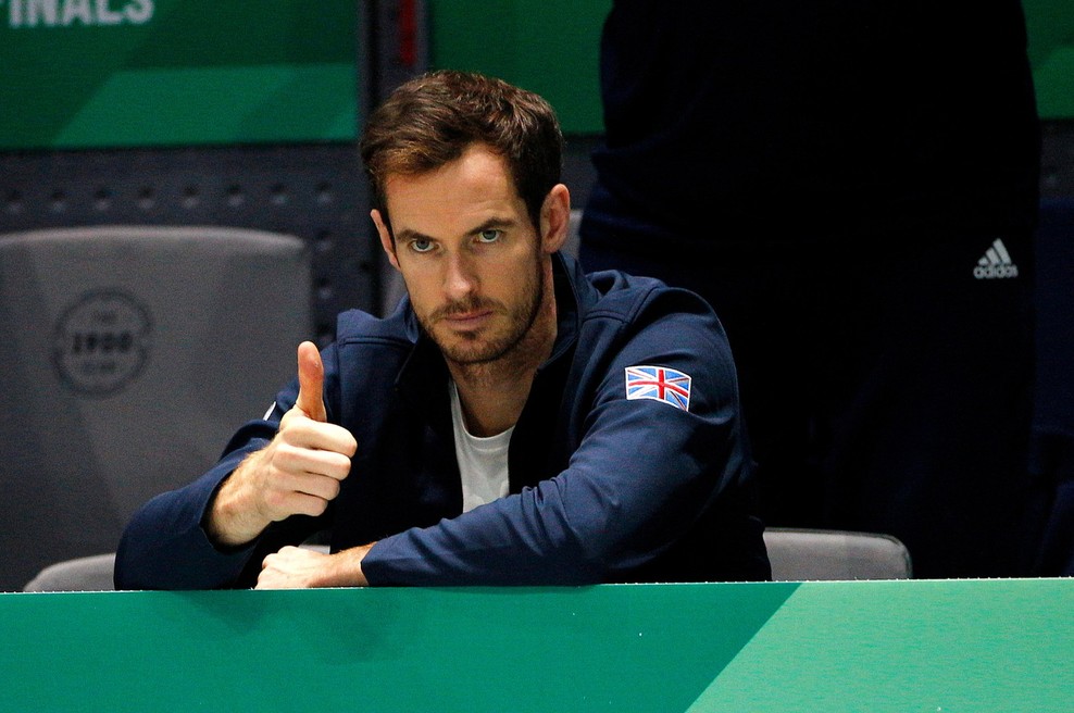 Teniški igralec Andy Murray na prošnjo hčerk poziral oblečen v krilu (foto: Profimedia)