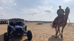 Avtor članka na prvobitnem pogonskem sredstvu za premagovanje Velike arabske puščave