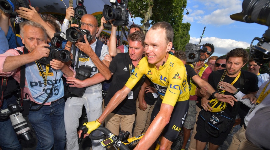 Chris Froome želi še petič zmagati na Dirki po Franciji (foto: profimedia)