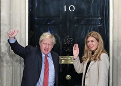 Britanski premier Boris Johnson se je razveselil šestega otroka