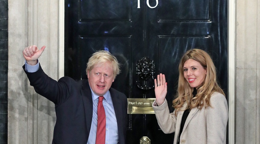 Britanski premier Boris Johnson se je razveselil šestega otroka (foto: Profimedia)