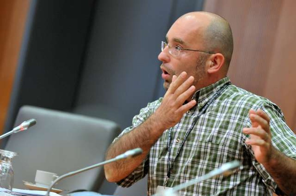 Blaž Zgaga eden od 17 dobitnikov nagrade za svobodo govora (foto: STA/Tamino Petelinšek)