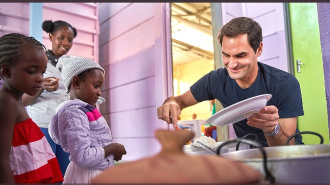 Roger Federer doniral milijon dolarjev ogroženim družinam v Afriki (foto: Twitter)