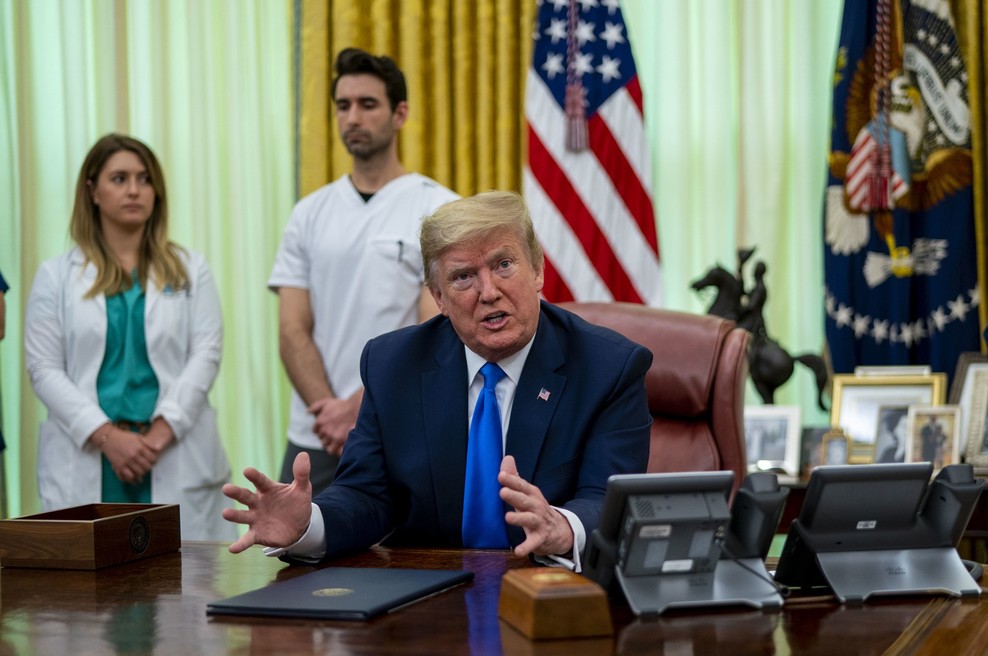 Preplah v Beli hiši zaradi koronavirusa (foto: Profimedia)
