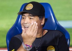 Maradona s podpisom majice priskrbel 100 kg hrane in nekaj mask za revne