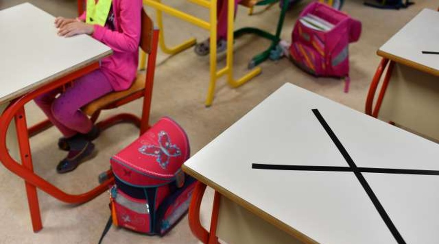 Ob ponovnem odprtju šol veljajo strogi zaščitni in higienski ukrepi (foto: Tamino Petelinšek/STA)