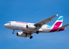Letalo Eurowingsa poletelo proti Sardiniji kljub zaprtemu letališču