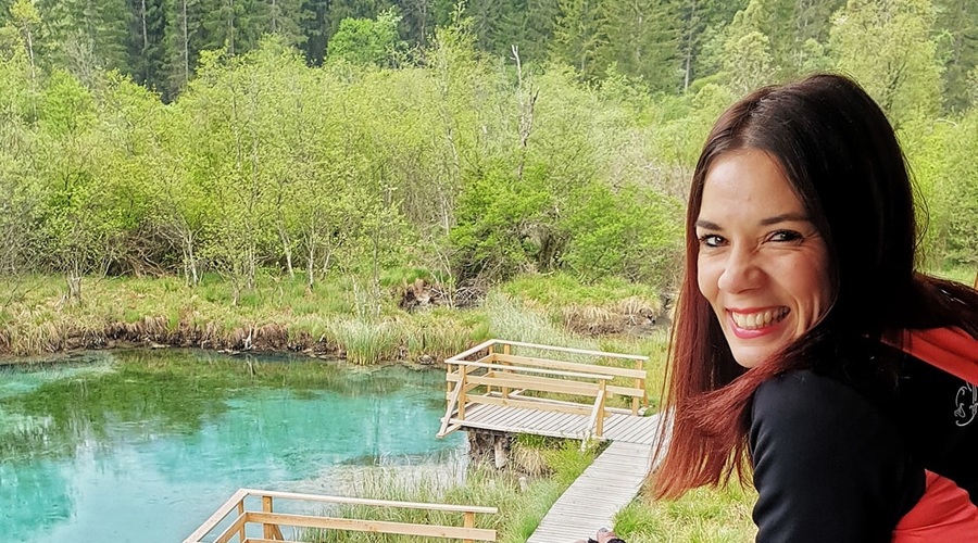 Odlične ideje za izlet Mance Korelc, ki je s kolesom obiskala več kot 1000 slovenskih jezer (foto: Moja jezera)