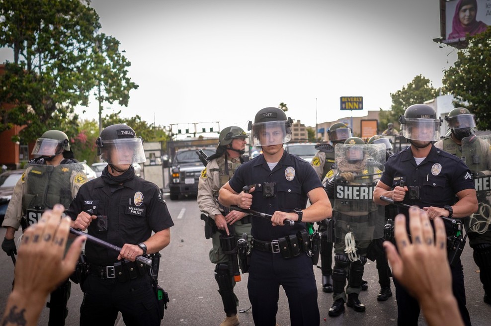 Množičnim protestom proti policijskemu nasilju v ZDA ni videti konca (foto: profimedia)
