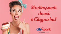 Citypark obiskovalce časti sladice
