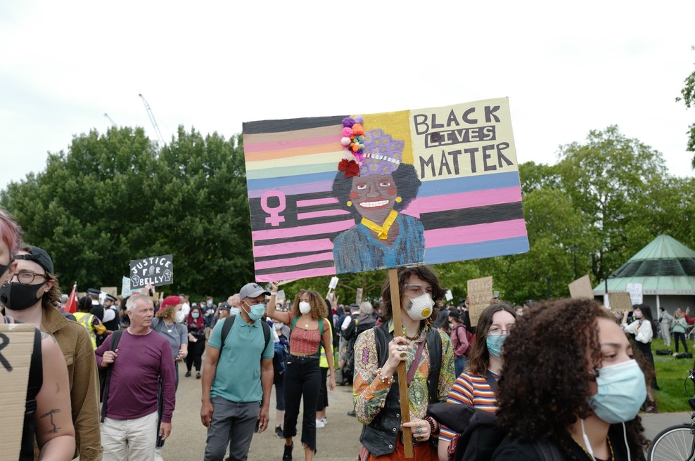Protesti proti policijskemu nasilju tudi v Londonu (foto: Profimedia)
