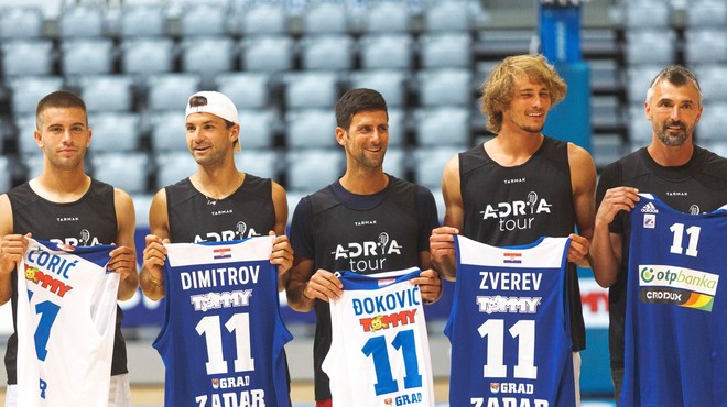 Na teniškem turnirju v Zadru štirje pozitivni, med njimi tudi trener Đokoviča (foto: Profimedia)