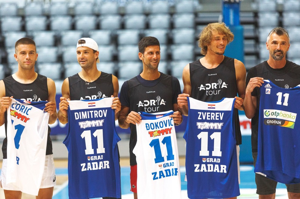 Na teniškem turnirju v Zadru štirje pozitivni, med njimi tudi trener Đokoviča (foto: Profimedia)
