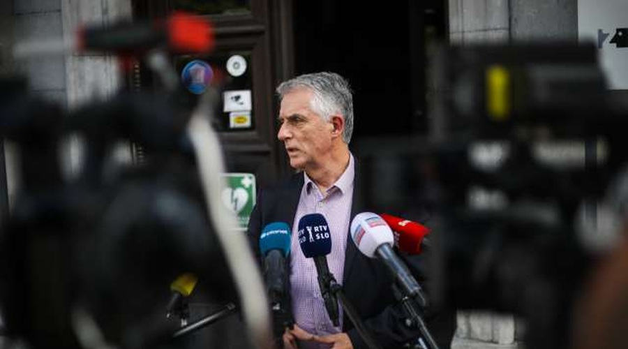 Gantar in Beović: Za kratek čas bi morali zapreti državo (foto: Anže Malovrh/STA)