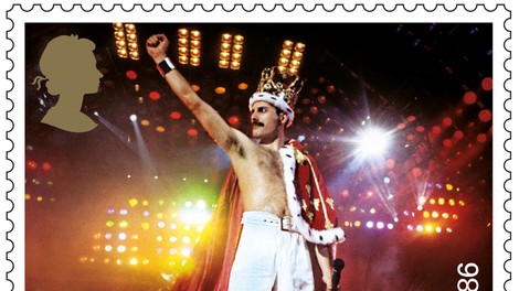 Po skupinah Beatles in Pink Floyd je britanska pošta z znamkami počastila še zasedbo Queen