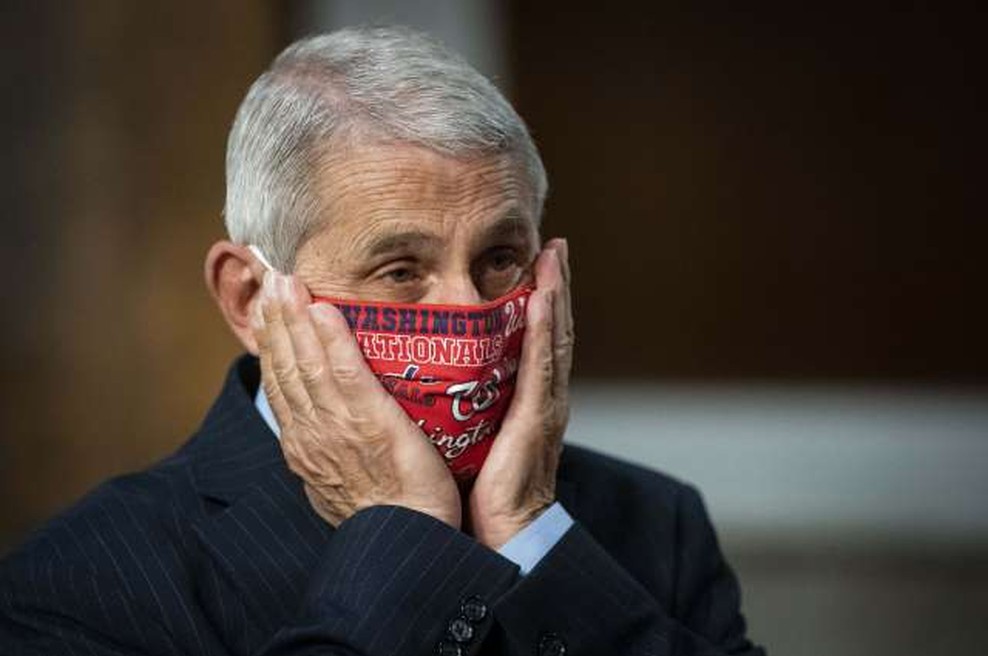 Anthony Fauci: "Z današnjih 40.000 na dan smo lahko hitro na 100.000 na dan!" (foto: Xinhua/STA)