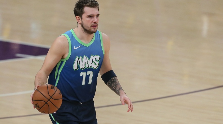 Luka Dončić prek videokonference ameriškim novinarjem zagotovil, da je v dobri formi (foto: profimedia)