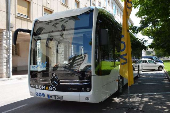 Teden dni bo prevoznik Nomago testiral nov električni avtobus eCitaro
