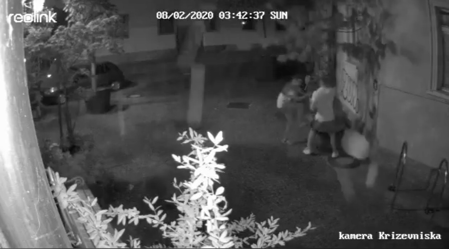 Ljubljanski policisti izsledili vandale, ki so na Križevniški ulici povzročili razdejanje (foto: Facebook Križevniška)