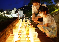 V Nagasakiju so se na tradicionalen način spomnili dne, ko je na mesto padla atomska bomba