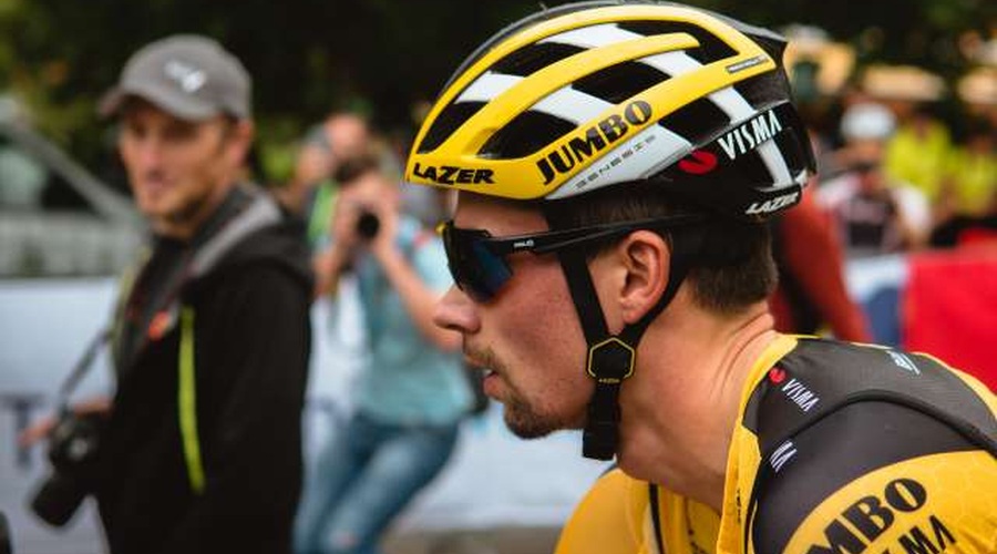 Primož Roglič zmagovalec druge etape dirke svetovne serije kriterij Dauphine (foto: Nik Kranjec/STA)