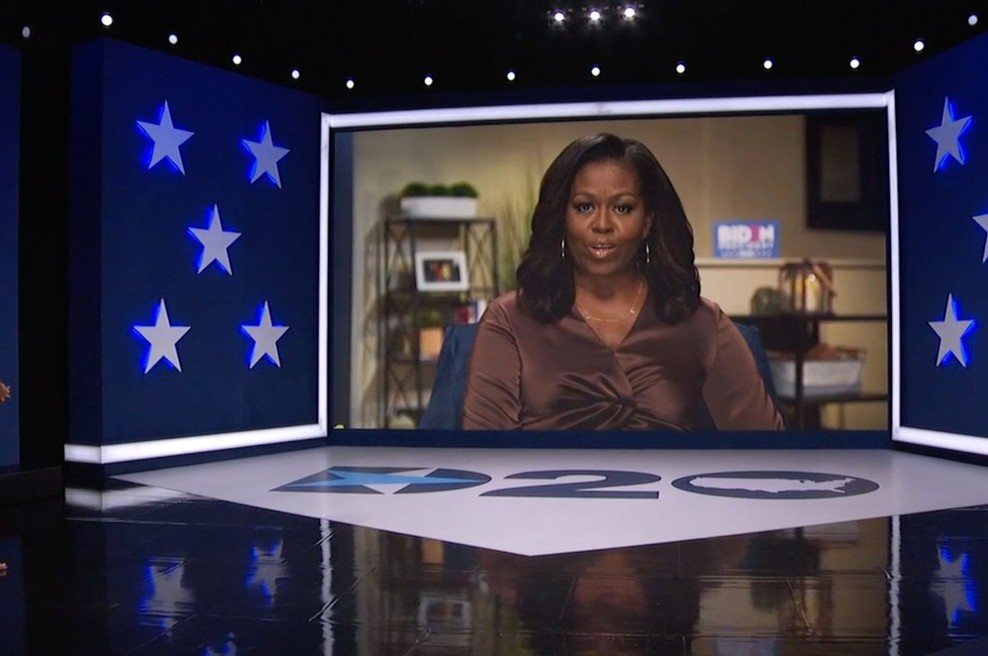 Michelle Obama s čustvenim pozivom Američanom sklenila prvi dan demokratske konvencije (foto: Profimedia)