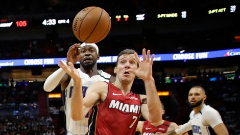 V ligi NBA večer presenečenj. Miami zmagal na krilih Dragića!