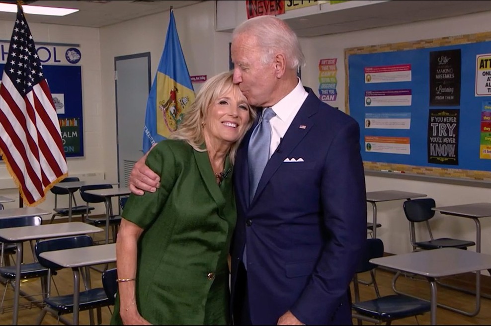 Joe Biden z ženo Jill Biden. (foto: Profimedia)