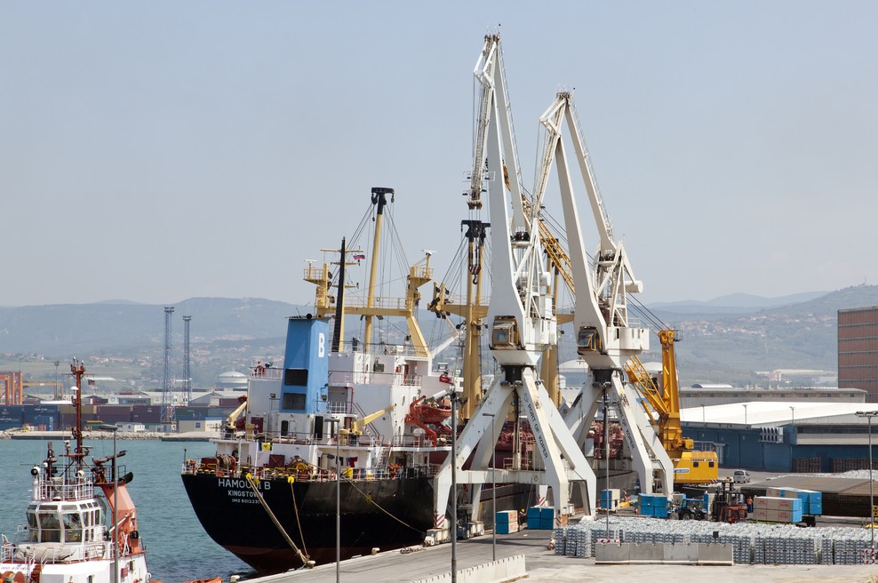 Vsem članom posadke so že odvzeli brise, odločitev o vplutju v Luko Koper po rezultatih (foto: Profimedia)