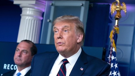 Republikanci na začetku konvencije ponovno nominirali Donalda Trumpa za predsednika ZDA