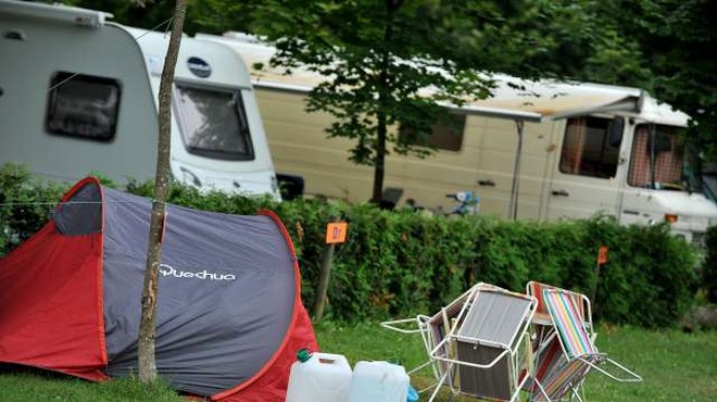 Načrtovani kamp ob sotočju Save Bohinjke in Save Dolinke zbuja pomisleke (foto: Tamino Petelinšek/STA)