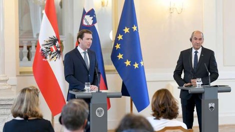 Janša in Kurz za usklajen pristop v boju proti koronavirusu in nezakonitim migracijam