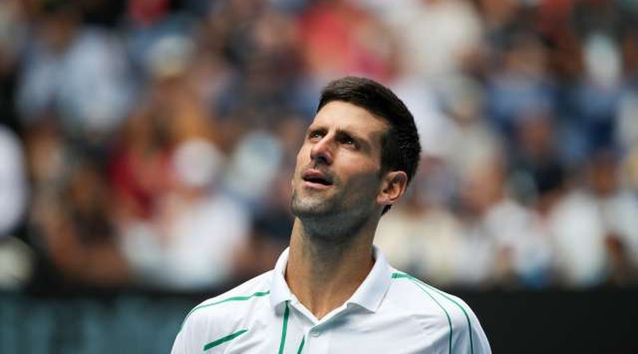 Đoković v šoku zaradi izključitve z US Opna (foto: Xinhua/STA)