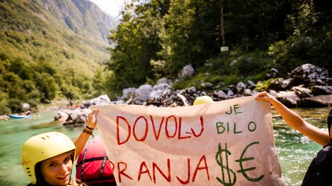 Sobotna akcija Za naravo ob Soči bo opozorila na 7 naravovarstvenih problemov
