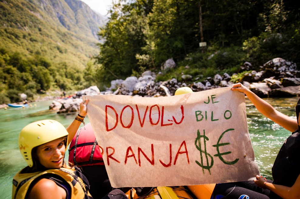 Sobotna akcija Za naravo ob Soči bo opozorila na 7 naravovarstvenih problemov (foto: Katja Jemec)