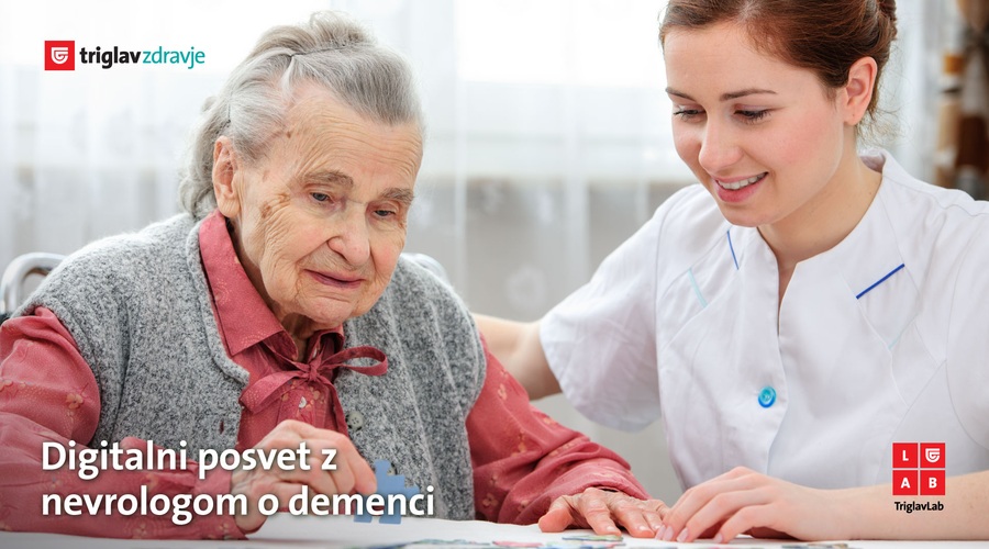 Digitalni posvet z nevrologom dr. Zvezdanom Pirtoškom o demenci (foto: Triglav Press)