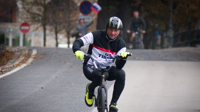 Ne le slovenski Tour de France, dva dni kasneje nov kolesarski rekord tudi v Ljubljani (foto: Bruno Sedevčič)