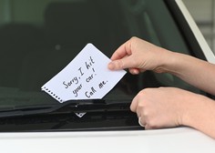 Najbolj inovativna sporočila, ki so jih ljudje zataknili za brisalce (slabo) parkiranih avtomobilov